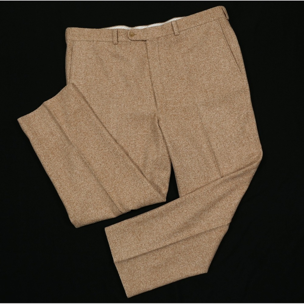 Jack Victor Mens 42 x29 Wool Silk Drago Skyfall Flannel Weight Pants 'Spencer'
